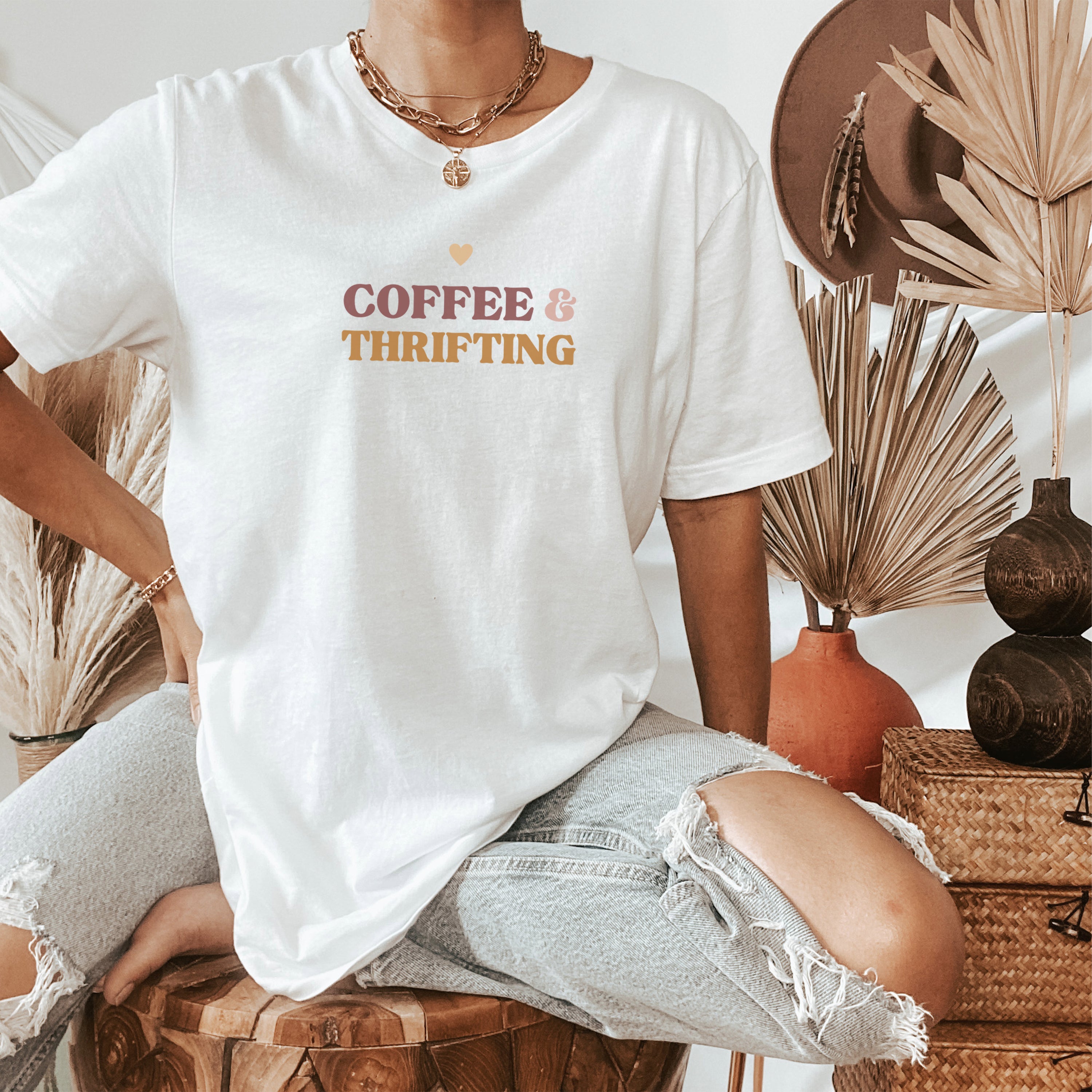 Coffee and Thrifting Unisex T-Shirt