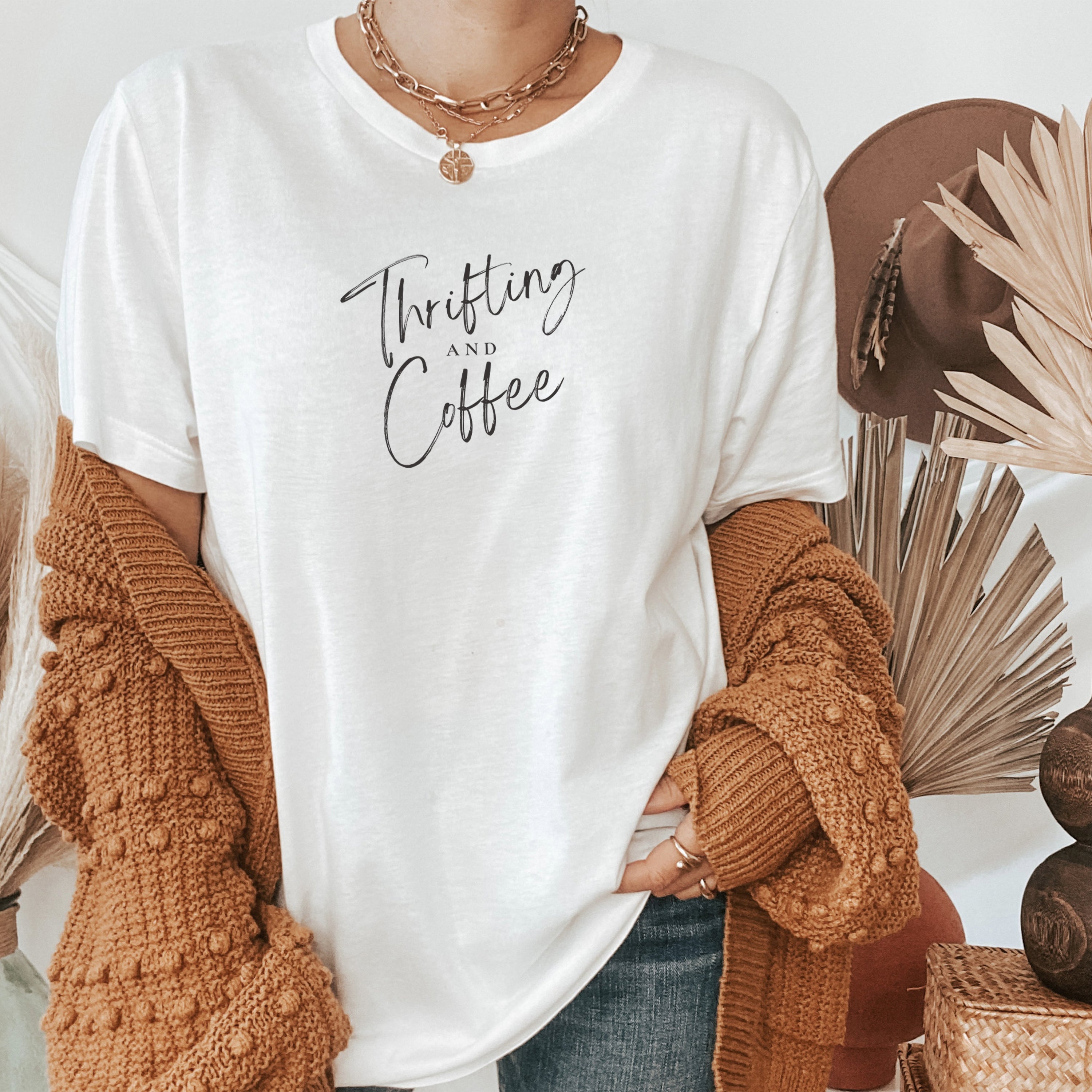 Thrifting & Coffee Unisex T-Shirt