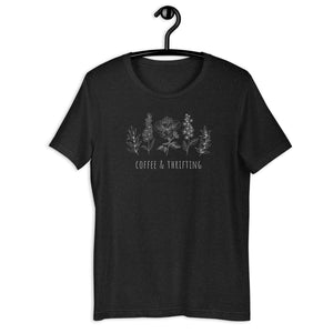 Coffee & Thrifting Floral Unisex T-Shirt