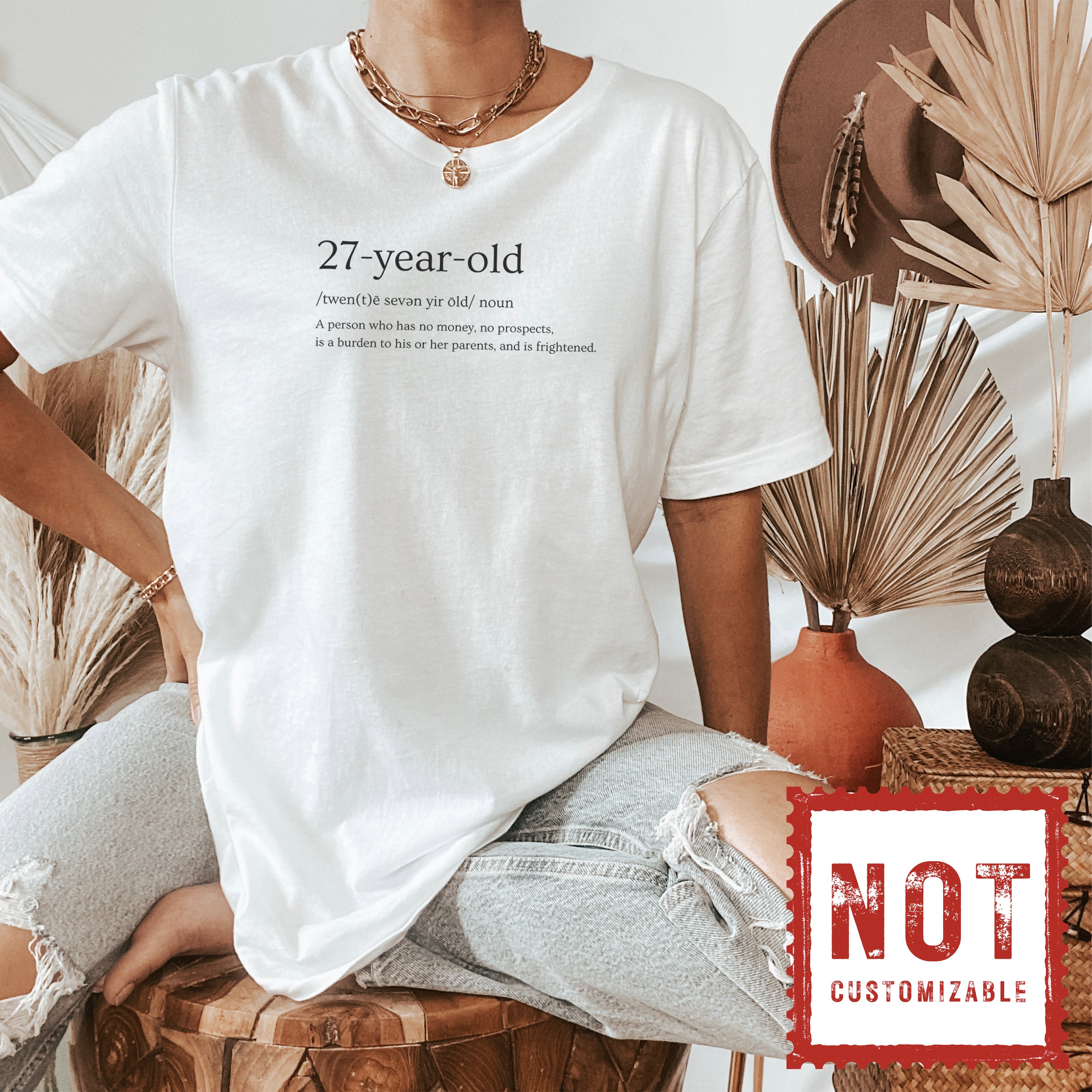 27-Year Old Definition Unisex T-Shirt