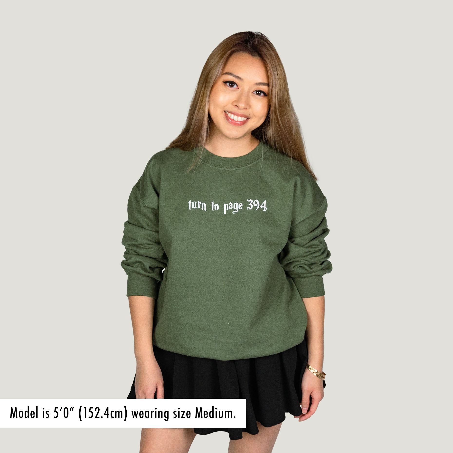 Turn to Page 394 Unisex Sweatshirt