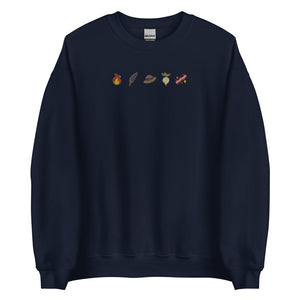 Howl Embroidered Unisex Sweatshirt