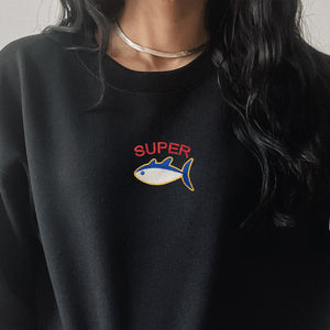 Embroidered Tuna Unisex Sweatshirt