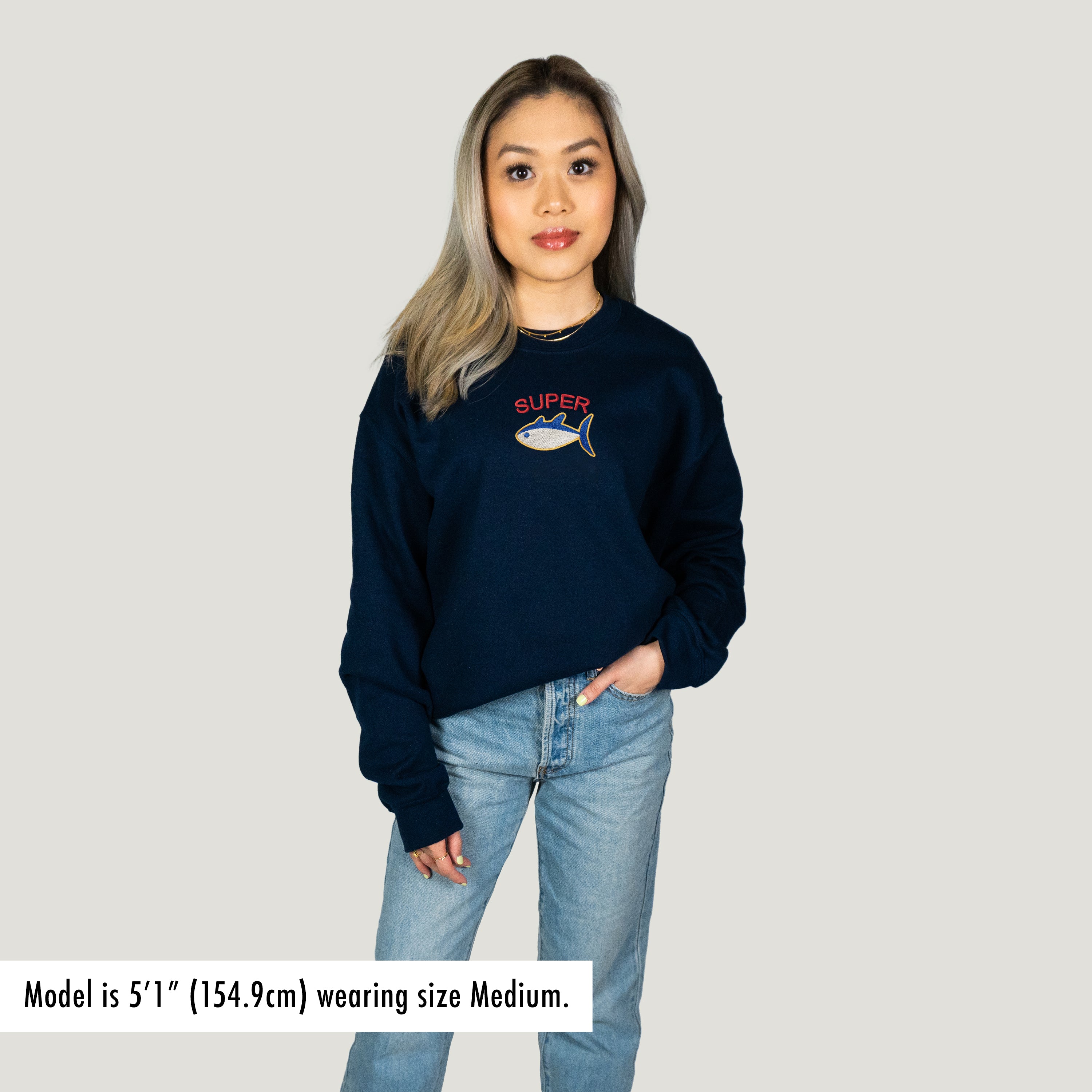 Embroidered Tuna Unisex Sweatshirt