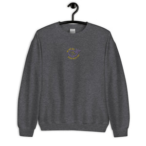 We Are Not Seven With You Embroidered Unisex Sweatshirt