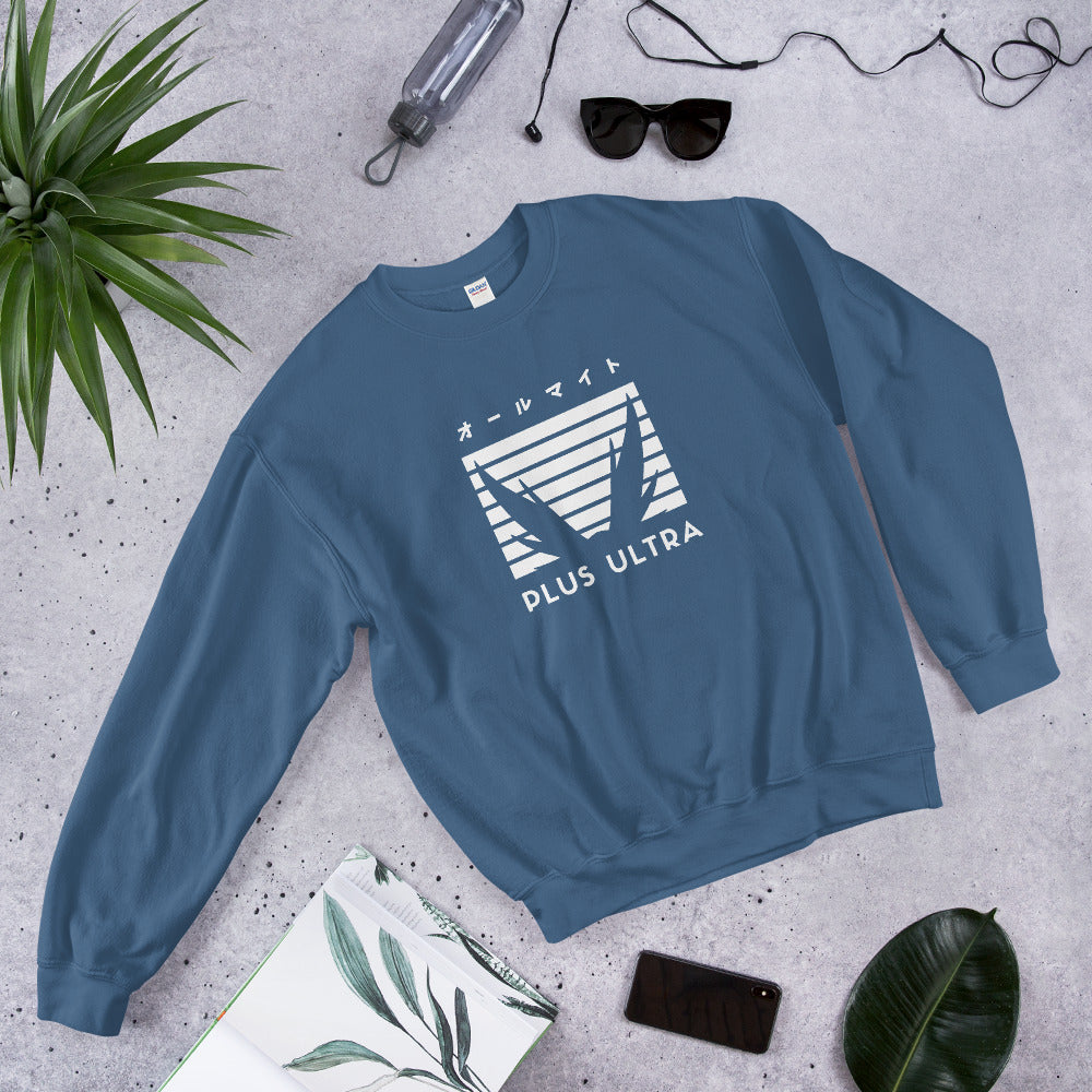 indigo blue plus ultra sweatshirt