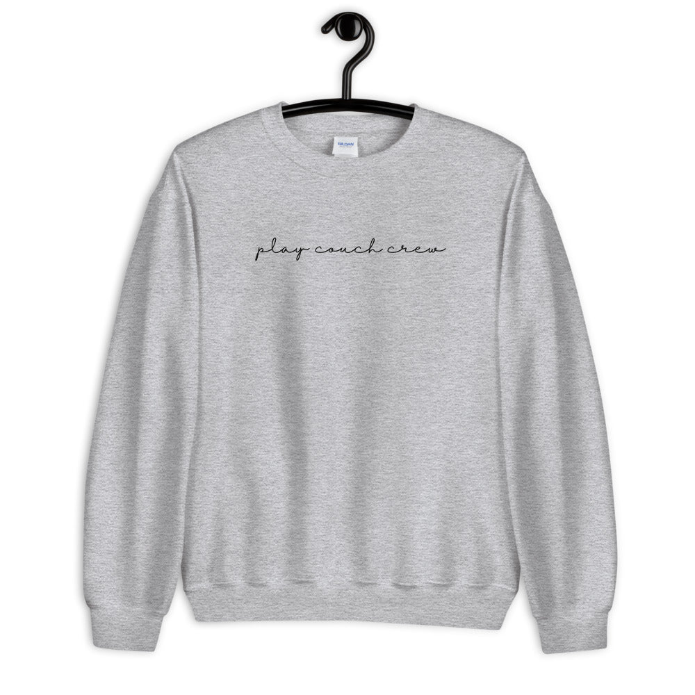 Play Couch Crew Unisex Sweatshirt