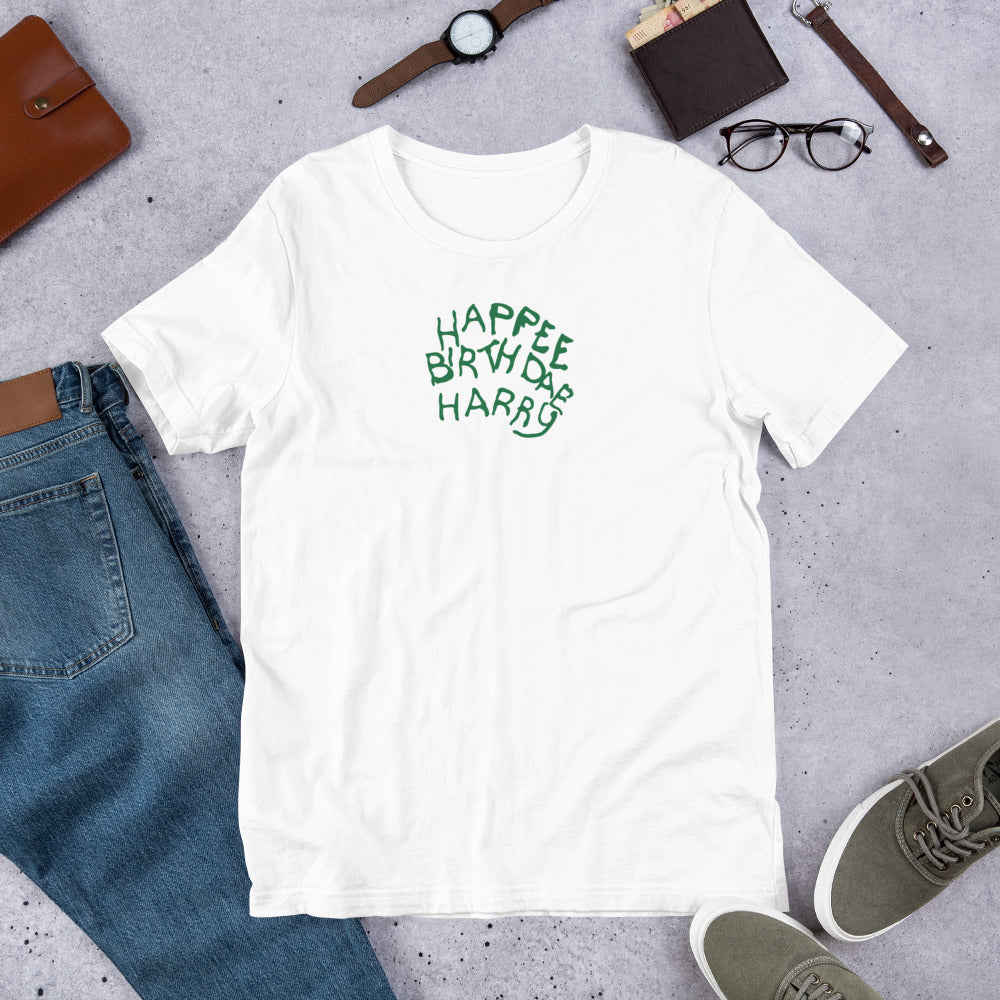 Happee Birthdae Harry Unisex T-Shirt
