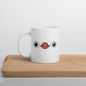 Eyes and Mouth Emoji Mug